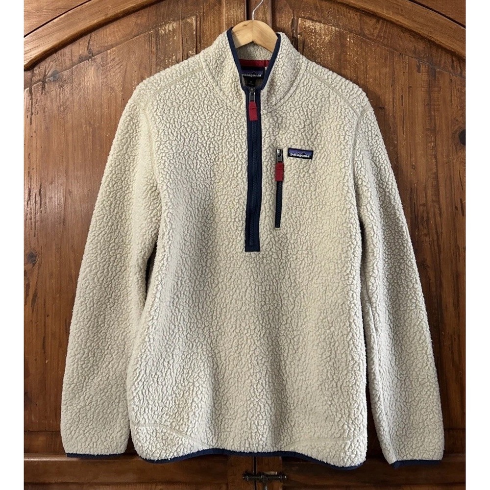 Mens Patagonia Retro Pile 1/2 Zip Pullover Sz Med 22811